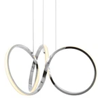 Jonathan Lighting JYL1702 Helix 24"W Led Abstract Pendant - Chrome. Fixed Price $184.99.