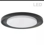 Dainolite BLL-1730LEDFH Boullier 17.38-IN W Flush Mount Ceiling Matte Black. Fixed Price $149.00.
