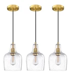 Dolaimy House Light 3 Pack Hanging Indoor Island Pendant Ceiling 6". Fixed Price $33.00.