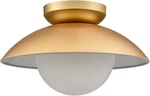 Claxy Modern Gold Ceiling Light Flush Mount With Milk White Glass Globe. Fixed Price $59.99.