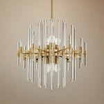 Cyan Design Quebec 26 1/4" Wide Aged Brass 6-LIGHT Pendant. Fixed Price $3062.00.
