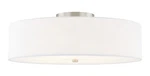 Justice Design Group FAB-9763 Classic Light 30"W Semi-flush White. Fixed Price $325.00.