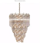 Visual Comfort Adele 24" Waterfall Chandelier-sk 5423HAB-CA*NEW*. Fixed Price $5999.99.