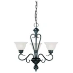 Millennium Lighting 673 Black Devonshire 3-LIGHT Single Tier Chandelier. Fixed Price $79.99.