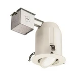 White Led Remodel-gimbal Recessed Light KITS-4" HOLE-JKLR4AJ06LM30K9W4-LOT Of. Fixed Price $34.99.