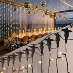 Apluschoice Commercial Led Event Curtain Lights 1920 120V Steel Cable IP44. Fixed Price $195.90.