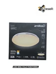 Artika Sparkle 15 In. Light Chrome Cct Integrated Led Flush Mount / Remote. Fixed Price $49.90.