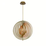 Wood One Light Pendant From The Abruzzo Collection. Fixed Price $330.00.