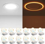 Amico 12 Pack 4" 5CCT Led Recessed Lights Night Dimmable. Fixed Price $49.99.