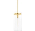 Mitzi H756701L-AGB Haisley Pendant, 1-LIGHT, Aged Brass. Fixed Price $250.85.