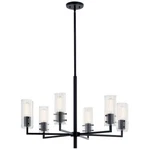 Velestino 6 Light CHANDELIER-21.25 Inches Tall 30.25 Wide-black. Fixed Price $634.99.