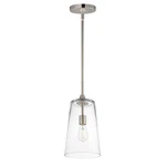 Maxim 12886CLSN Hudson Single Pendant-satin Nickel. Fixed Price $128.00.