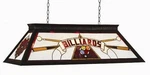 Ram Pool Table Lights Billiards Lighting Kd Red Three 4 Bulbs Stained Glass. Fixed Price $762.00.