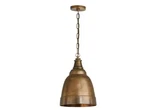 Capital Lighting Sedona 1-LIGHT Oxidized Brass Sand-cast Small Bell Pendant. Fixed Price $330.00.