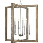 Progress Lighting P4763 Galvanized Finish Turnbury 8-LIGHT 36"W Chandelier. Fixed Price $1199.99.