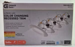 Commercial Electric 5 & 6 Inch Led Color Changing Recessed Trim White (4 Lights). Fixed Price $21.74.