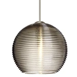 Besa Lighting Kristall 1LT Cord Pendant, Nickel/gray 1XT-461502-LED-SN. Fixed Price $414.00.