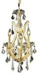Elegant Lighting 2800D12/RC Maria Theresa 4 12"W Crystal - Gold. Fixed Price $470.00.