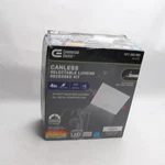 Commercial Electric Square Ultraslim Canless Recessed Light Led 2-LEVEL 4" 92340. Fixed Price $14.98.