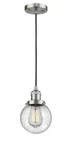 Innovations 201C-SN-G204-6 Light Mini Pendant, Brushed Satin Nickel. Fixed Price $158.40.