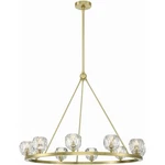 Crystorama ARA-10265-SB Aragon Chandelier Soft Brass. Fixed Price $2198.00.