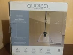 Quoizel Allgood 1-LIGHT Small Pendant Clear Seedy Glass Textured Black Finish. Fixed Price $54.95.