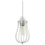 Sunlite Pendant Vintage Antique Style Fixture Matte White Finish. Fixed Price $43.77.