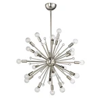 Savoy House 7-6099-24 Nickel Galea Light 23"W 8 Tier Abstract Chandelier. Fixed Price $793.90.