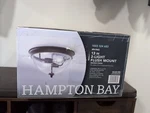 Hampton Bay 2-LIGHT 13 In. Bronze Flush Mount Ceiling 1003 324 683. Fixed Price $37.50.