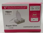 6" Ultra Thin Recessed Led Lights Pack Yrpopp 12 W. Fixed Price $45.00.