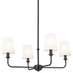Kichler 52520 Pallas 4 Light 25"W Chandelier - Black. Fixed Price $579.99.