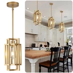 Hfyoxk Farmhouse Pendant Fixtures, Gold Modern Lights 59''. Fixed Price $85.16.