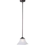 Maxim Lighting Aurora 1-LIGHT Mini Pendant Rubbed Bronze Finish Contempor.... Fixed Price $127.65.