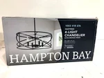 Hampton Bay Hastings 4-LIGHT Satin Bronze Chandelier Sealed. Fixed Price $72.99.