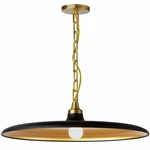 Used Dainolite QTN-241P-MB-AGB Quentin 60W Led PENDANT-7.5 Inch Tall And. Fixed Price $324.70.
