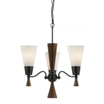 Cal Lighting Verona Mahogany 3-LIGHT Chandelier, Elegant Ceiling Fixture 0201931. Fixed Price $34.95.
