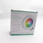 Infibrite Wifi Smart Recessed Retrofit Led Downlight Kit 810LM 9W 4". Fixed Price $12.59.