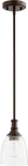 Richmond - 1 Light Mini Pendant Quorum Home Collection Style 5.25 Inches. Fixed Price $98.00.