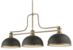 Z-lite 725-3-D12 Melange Light 52"W Linear Chandelier Bronze / Heritage. Fixed Price $841.50.
