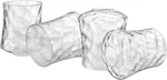 23530-63-4, Clear Hammered Glass Shade For Lighting Fixture/vanity Light/wall. Fixed Price $96.21.