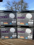 4X Commercial Electric Premium Series 3IN Led Baffle Canless Recessed Light. Fixed Price $60.00.