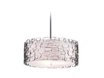 Avenue Lighting HF1702 Ventura Blvd. 4 21"W Drum Chandelier - Nickel. Fixed Price $1190.00.