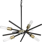 Progress Lighting P400108-020 Astra 6 23 Inch Chandelier Antique Bronze. Fixed Price $249.99.