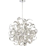 Ribbons 12 Light Pendant-crystal Chrome Finish -traditional Installation. Fixed Price $456.00.