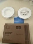 Sunco 5/6" Retrofit Selectable Baffle Downlight- White, Pack 2. Fixed Price $29.00.