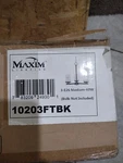 Maxim 10203FTBK Corona 3-LIGHT Chandelier. Fixed Price $99.99.
