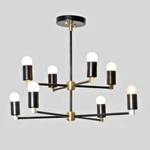 Modern 8ARM Black Finish Brass Chandelier Handmade Classic Sputnik Light Fixture. Fixed Price $202.98.