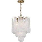 Crystorama OLL-6004-AG-CL Ollie Chandelier Aged Brass. Fixed Price $638.40.