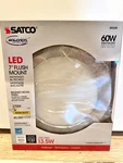 Satco S9329 - 13.5 Watt 7" Flush Mount Led Fixture 2700K. Fixed Price $15.00.