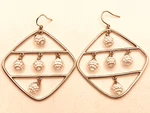 Sterling Silver Swarovski Crystal Beaded Chandelier Earrings. Fixed Price $14.24.